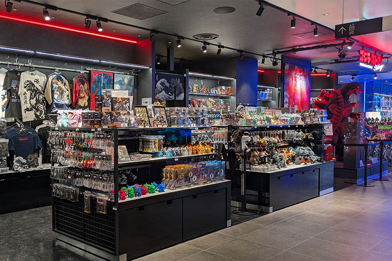 ゴジラ・ストア Shibuya 店内写真2