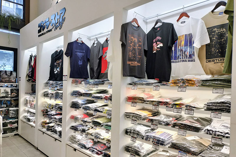 ゴジラ・ストア Tokyo 店内写真3