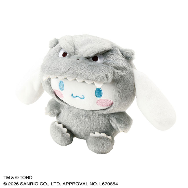 GODZILLA・SANRIO CHARACTERS マスコット シナモロール 公式オンラインストアGODZILLA ・SANRIO CHARACTERS ぬいぐるみ（E