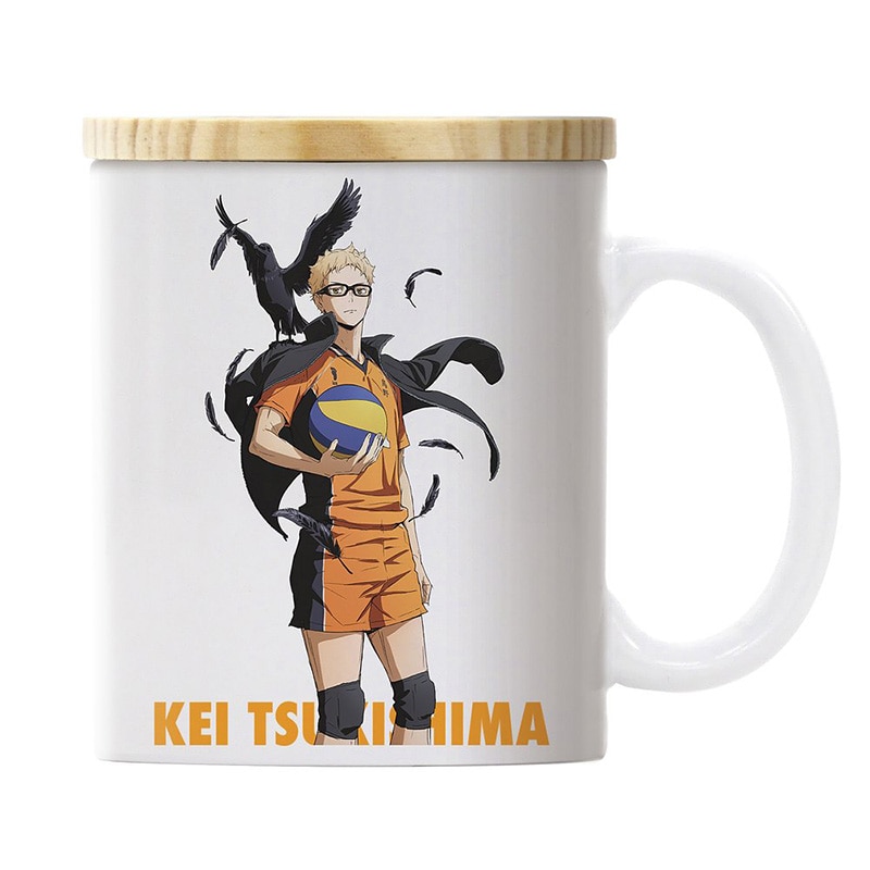 ハイキュー!! 月島 蛍 フタ付きフルカラーマグカップ 前進Ver.(月島 蛍