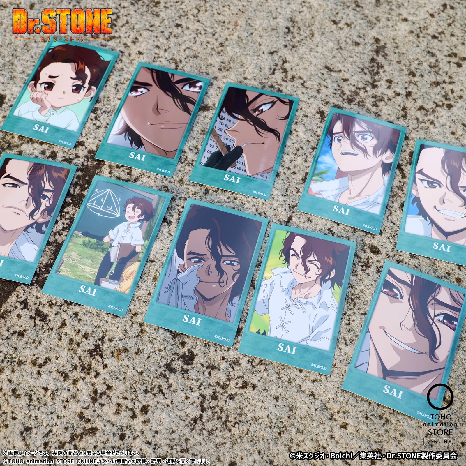 公式オンラインストアDr.STONE トレーディング場面写チェキ風
