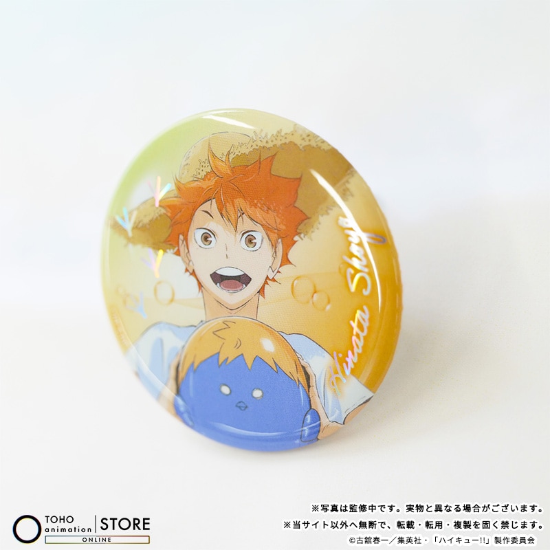 公式オンラインストアハイキュー!! 缶バッジ 日向翔陽 ビーチボールVer