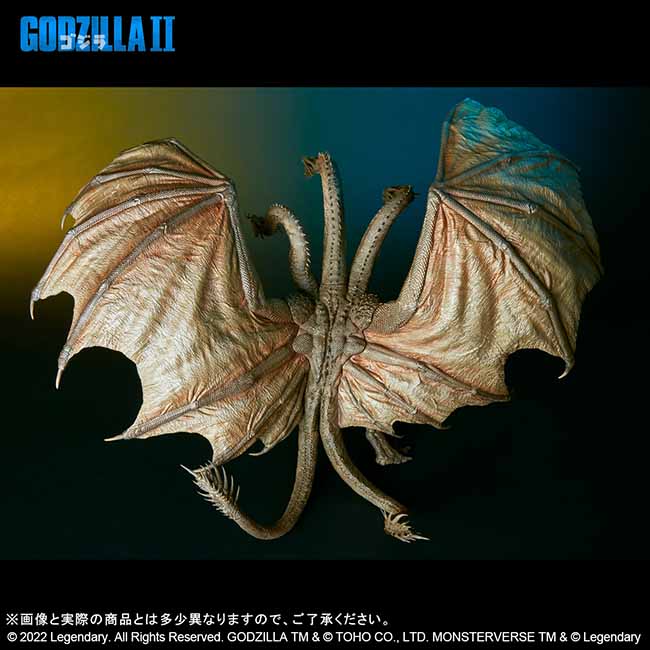 少年リック限定版　キングギドラ2019 東宝大怪獣シリーズ　翼用支柱パーツ付 公式オンラインストア東宝大怪獣シリーズ キングギドラ（2019） 一般版