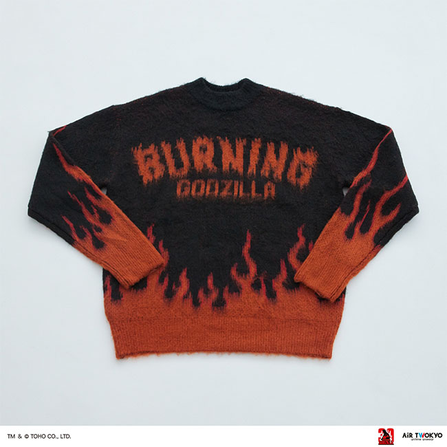 ゴジラVSデストロイア』30周年 バーニングゴジラ セーター(Mサイズ