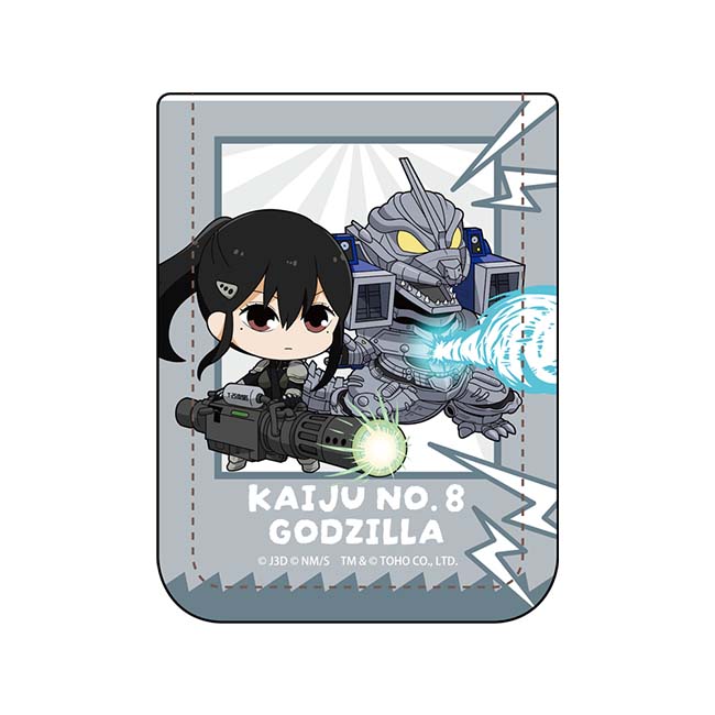 怪獣8号　ゴジラコラボ　保科宗四郎　ちびキャラ　レザー　付箋ブック　ガイガン 公式オンラインストア怪獣8号 ゴジラコラボ ちびキャラクリアファイル