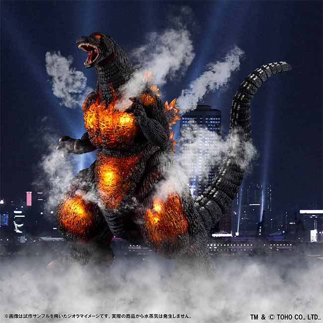 公式オンラインストアUA Monsters ゴジラ（2023）銀座強襲時イメージ