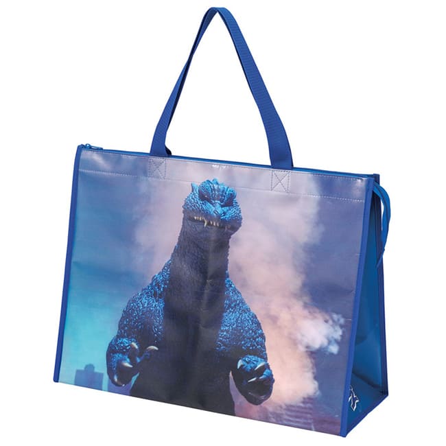 りっこページ 公式オンラインストア。ゴジラ（1995）レジャーシート生地バッグL