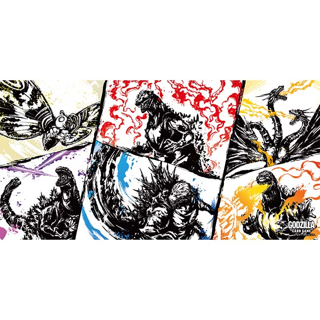 『ゴジラ カードゲーム』怪獣墨絵大進撃