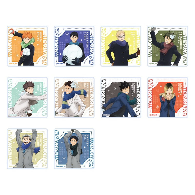 ハイキュー!! トレーディングミニアクリルブロック 雪合戦Ver.【全10種