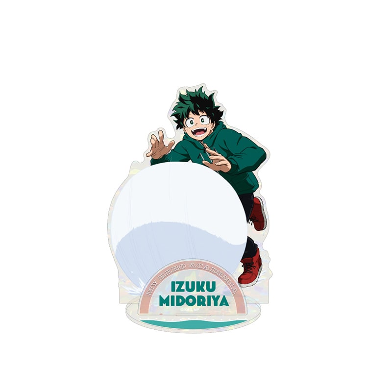 僕のヒーローアカデミア ホログラムアクリルスタンド 緑谷出久 雪遊び