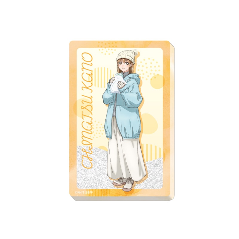 アオのハコ グリッターアクリルブロック 鹿野千夏 雪遊びVer.(鹿野千夏