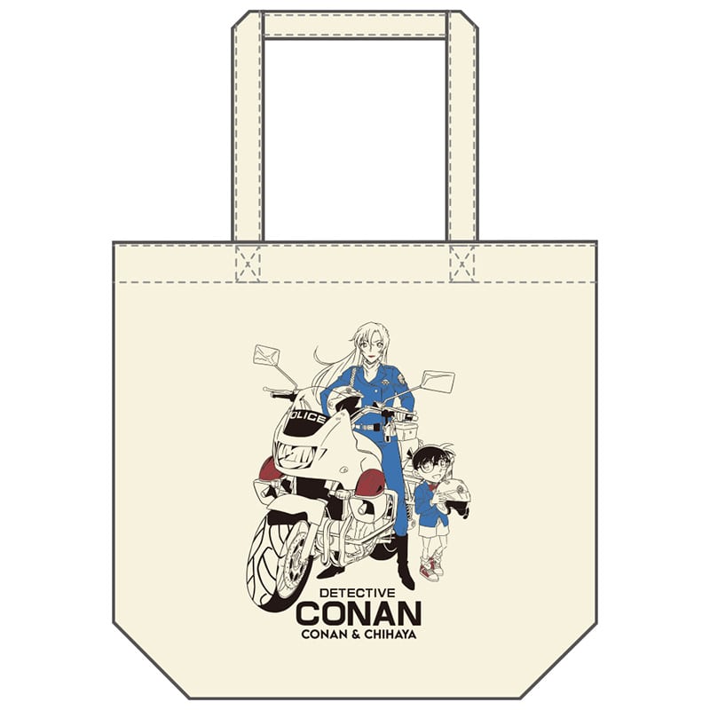 千速白バイ柄トートバッグ