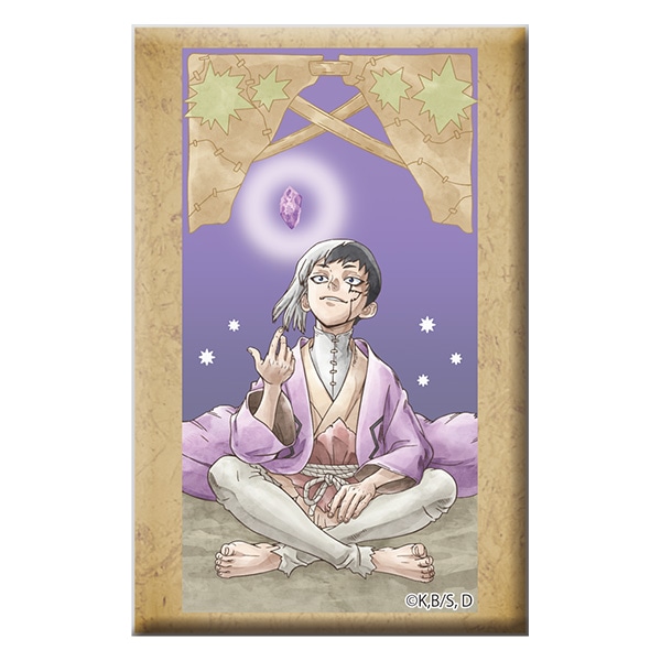 公式オンラインストアDr.STONE スタンド付きスクエア缶バッジ 石神千空