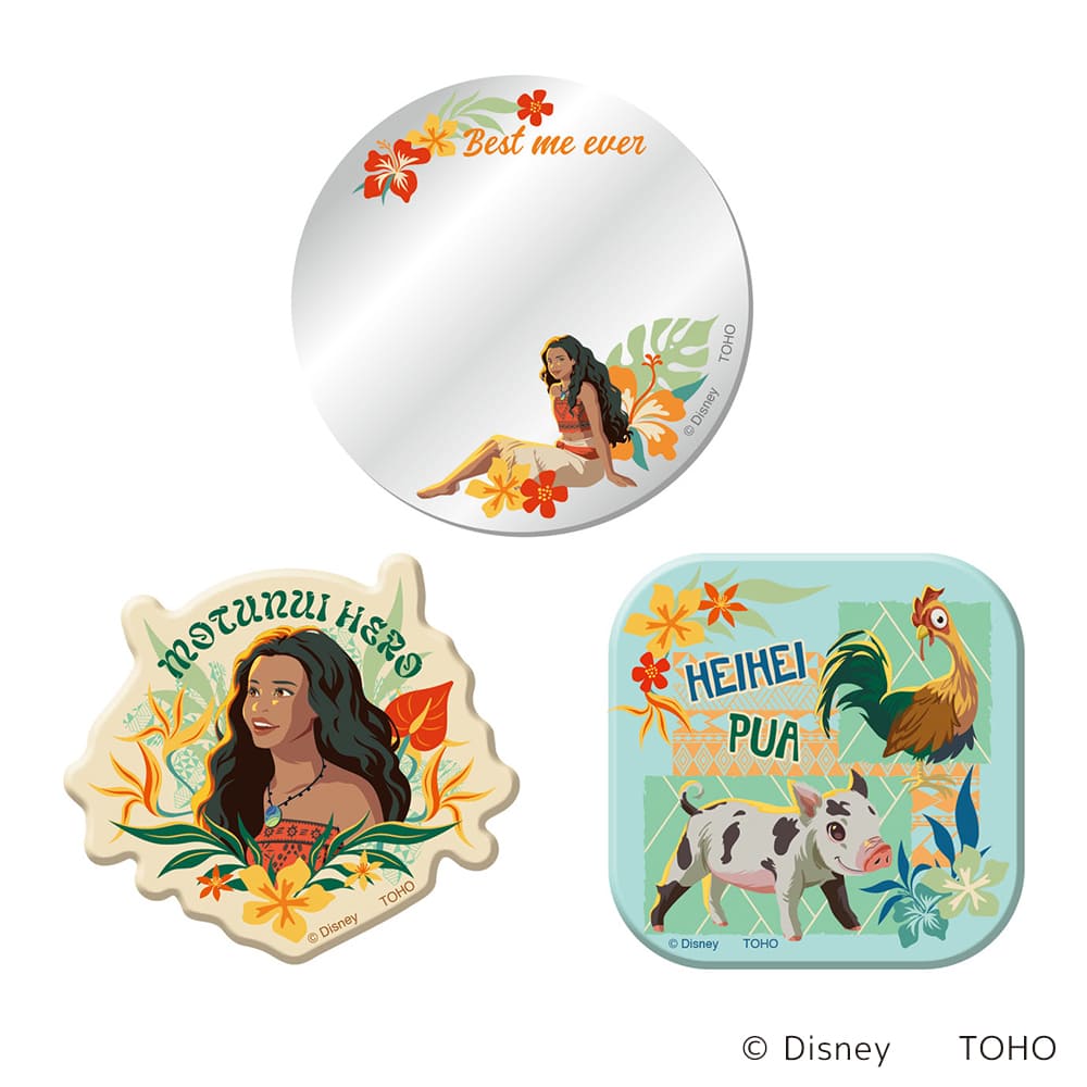 Disney MOANA モアナ キーホルダー＆ステッカーセット！ 公式オンラインストア実写映画 モアナと伝説の海 ステッカーセット
