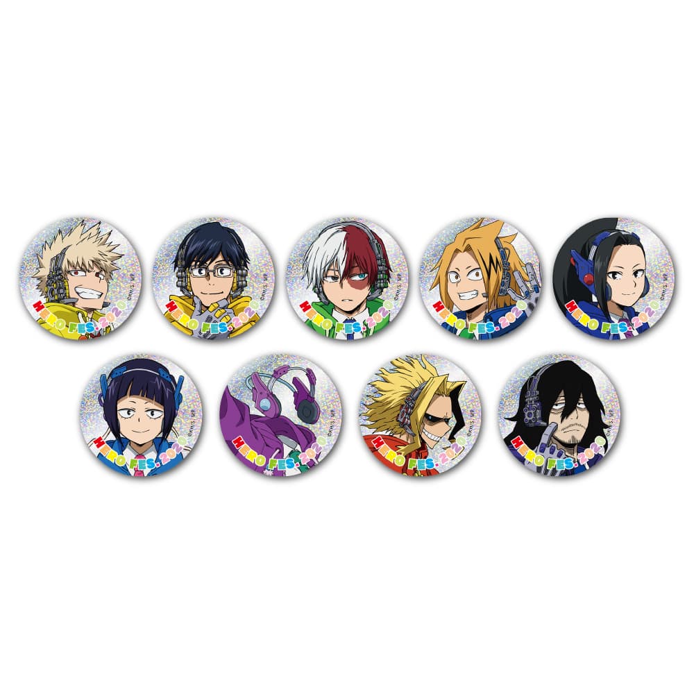 ヒーローフェス 2020 缶バッジセット 僕のヒーローアカデミア 「HERO FES.＜ヒーローフェス＞2020