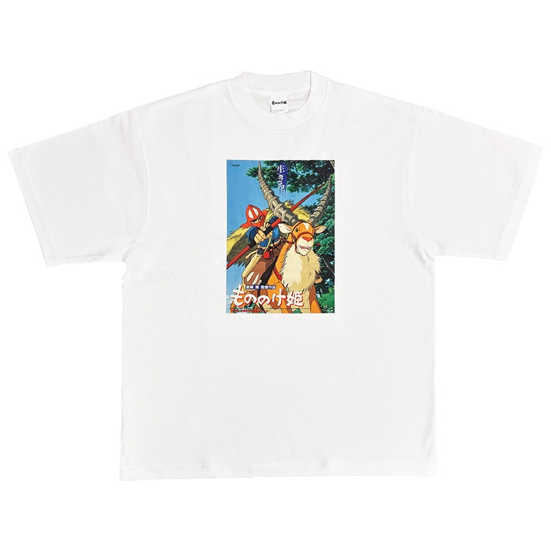 『もののけ姫』 Tシャツ（白／L） アシタカ