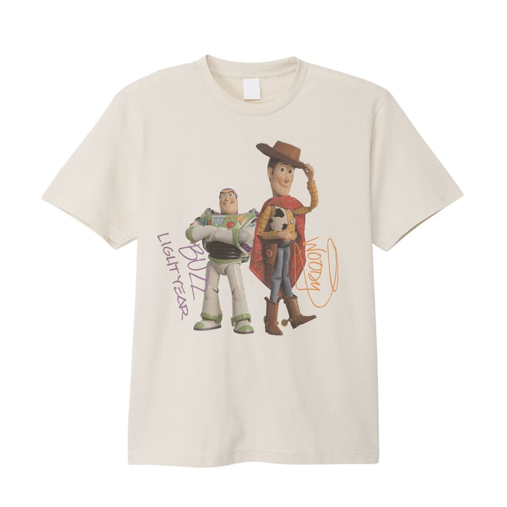トイストーリー5 Tシャツ　Lサイズ　TOHO 公式オンラインストアトイ・ストーリー5 Tシャツ ウッディ＆バズ／L