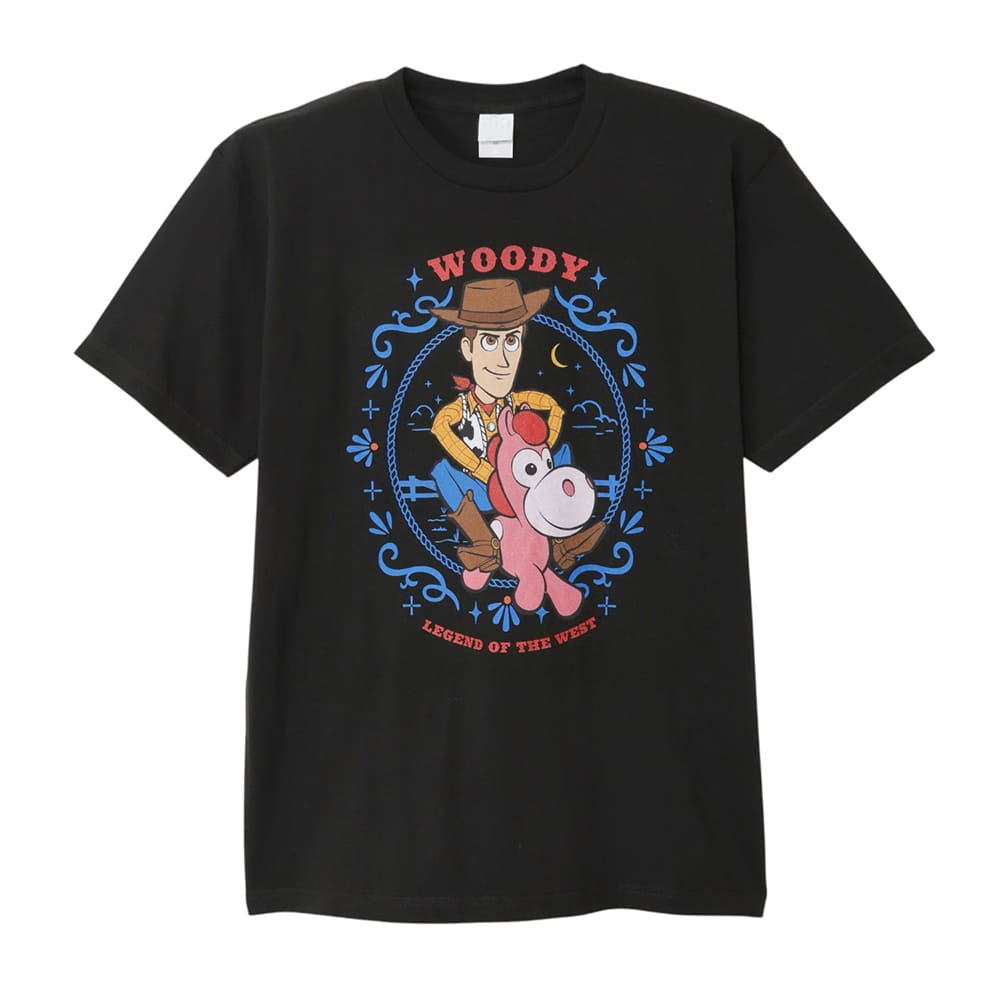 公式オンラインストアトイ・ストーリー5 Tシャツ ウッディ＆馬／L
