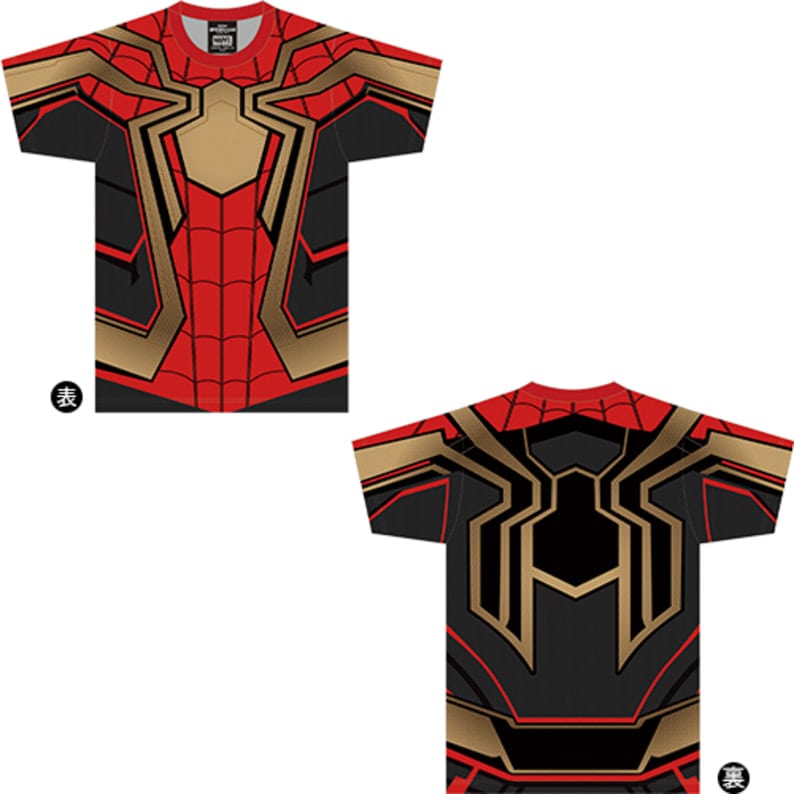 スパイダーマン　ノー・ウェイ・ホーム　レプリカスーツ風Ｔシャツ（INTEGRATED SUIT）Lサイズ