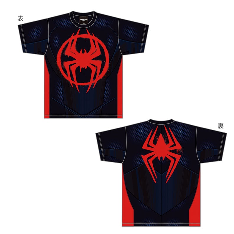 スパイダーマン：アクロス・ザ・スパイダーバース　レプリカスーツ風Ｔシャツ（Lサイズ）