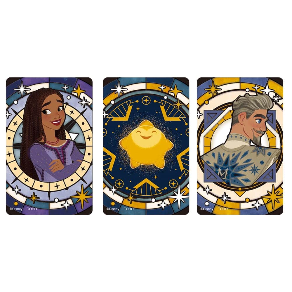 ウィッシュ　ステンドグラス風カード