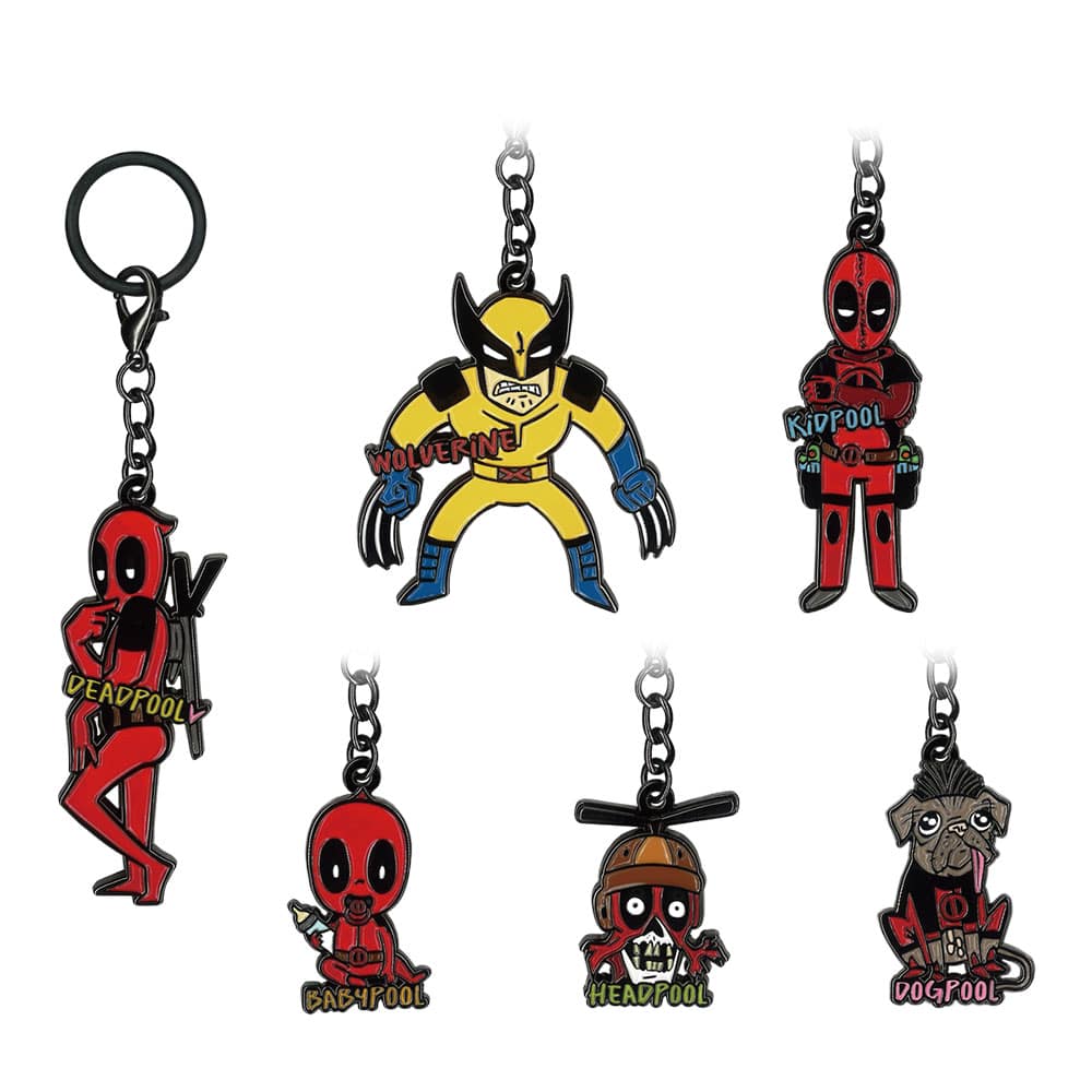 デッドプール＆ウルヴァリン　メタルチャームコレクション（全6種）