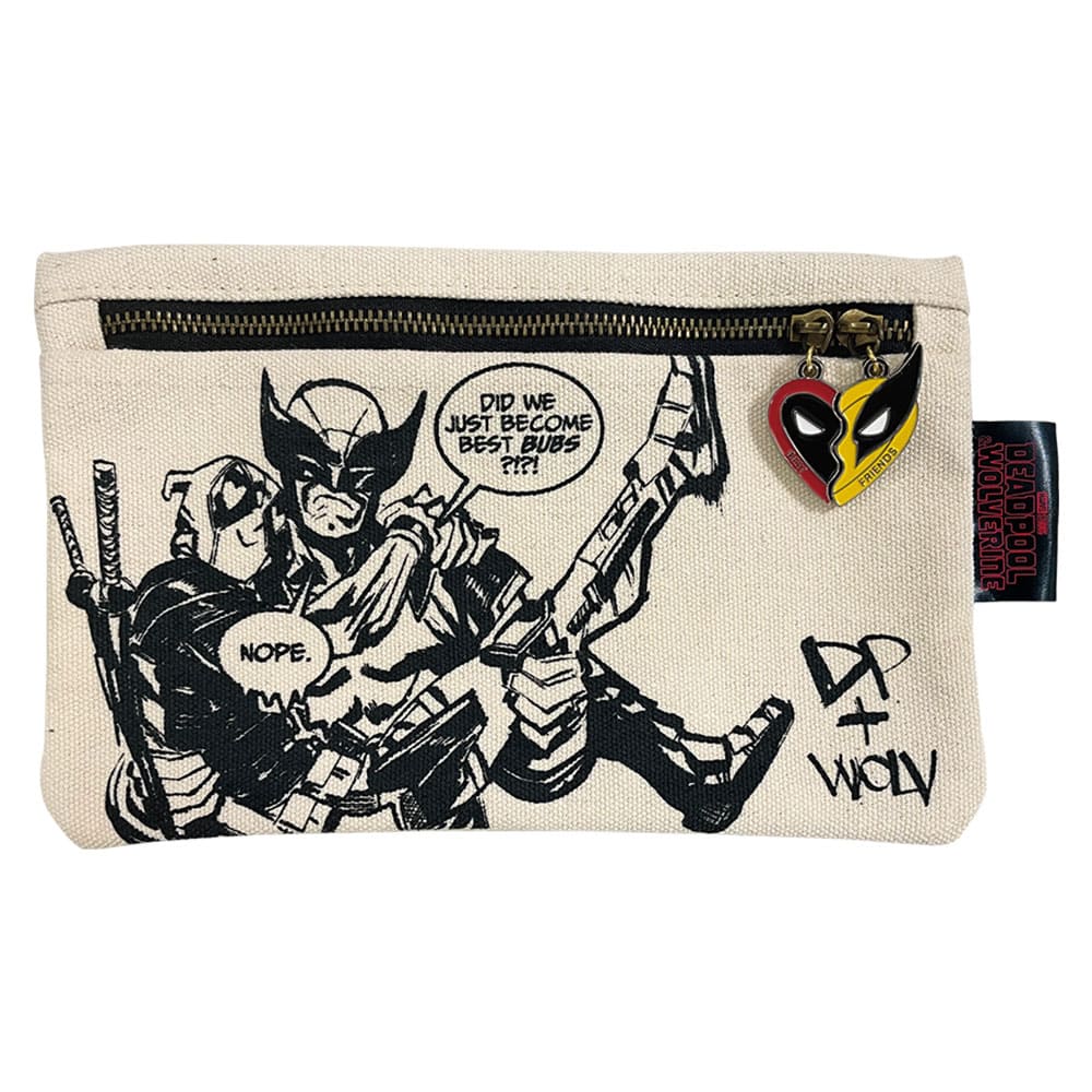 デッドプール＆ウルヴァリン　ペアチャーム付きポーチ