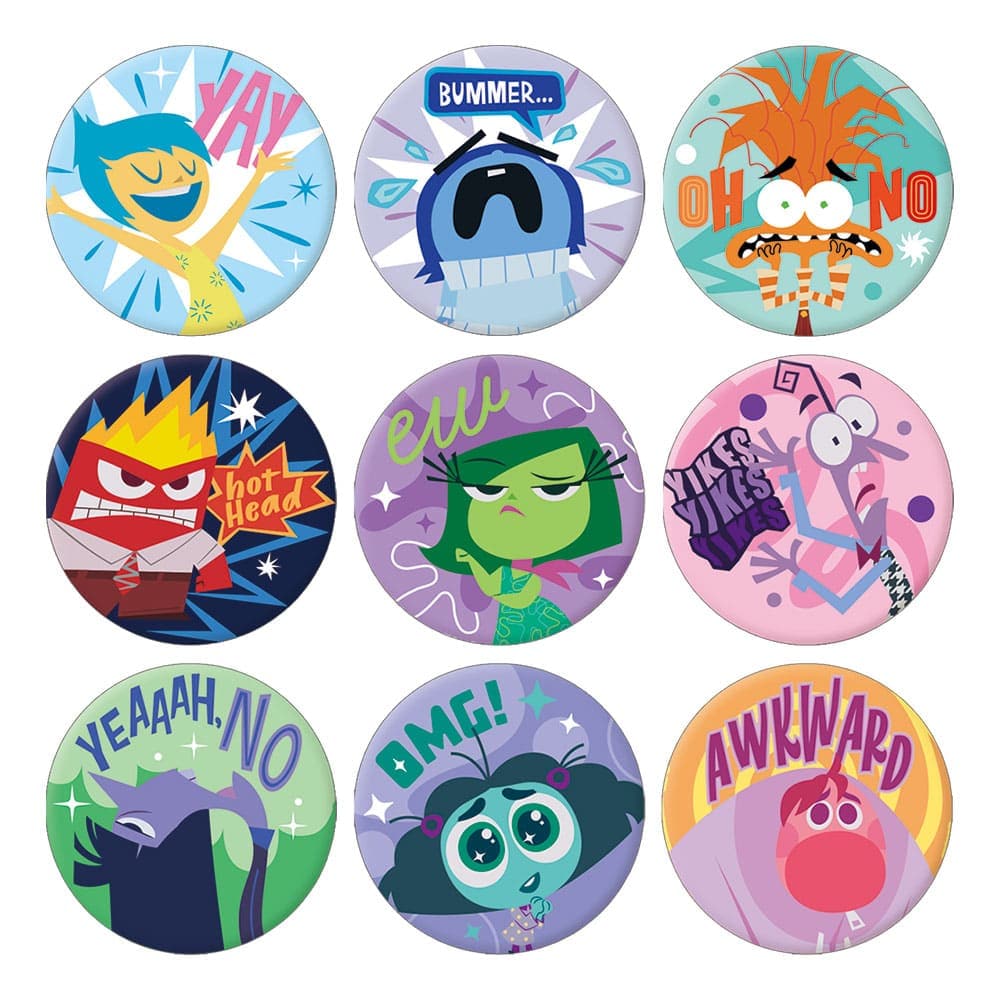 インサイド・ヘッド２　缶バッジセット