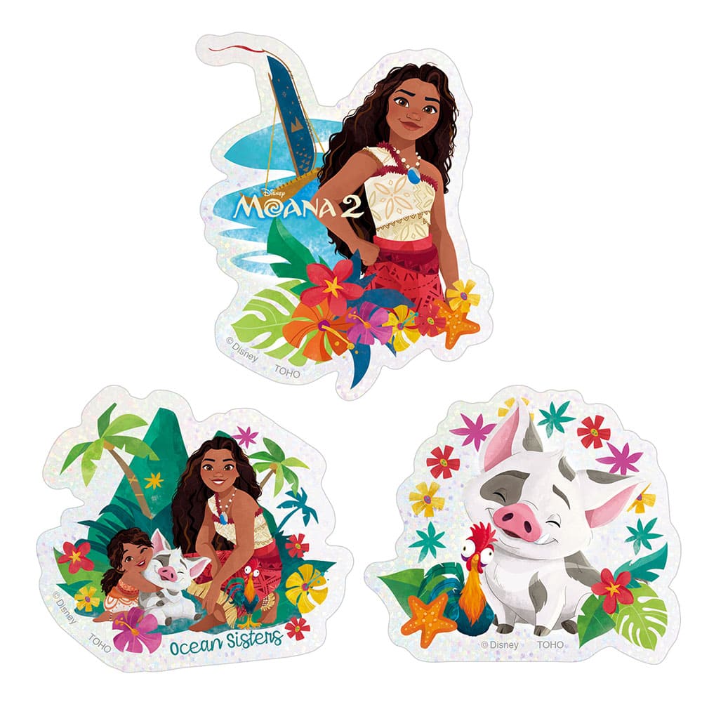 モアナと伝説の海２　クリアホロステッカーセット