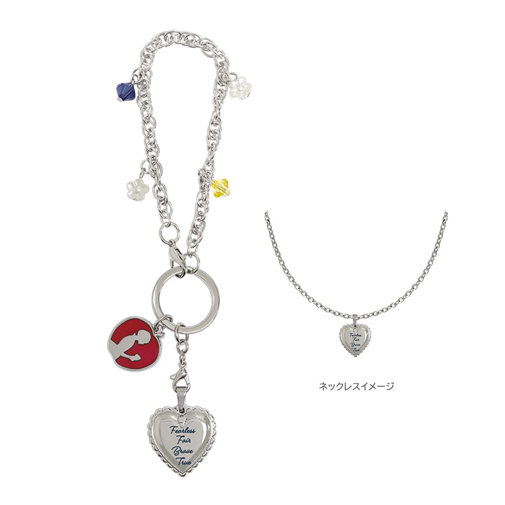 白雪姫　バッグチャームネックレス