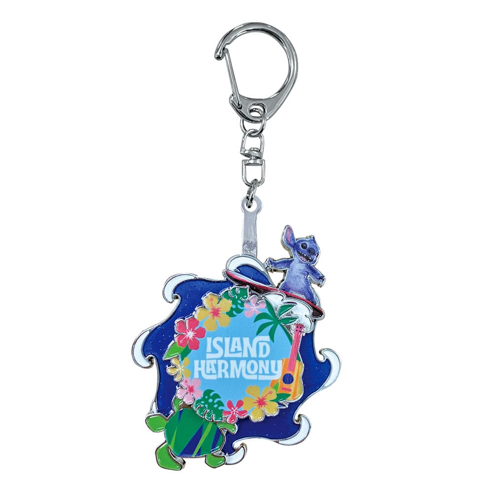 リロ＆スティッチ　回転キーホルダー