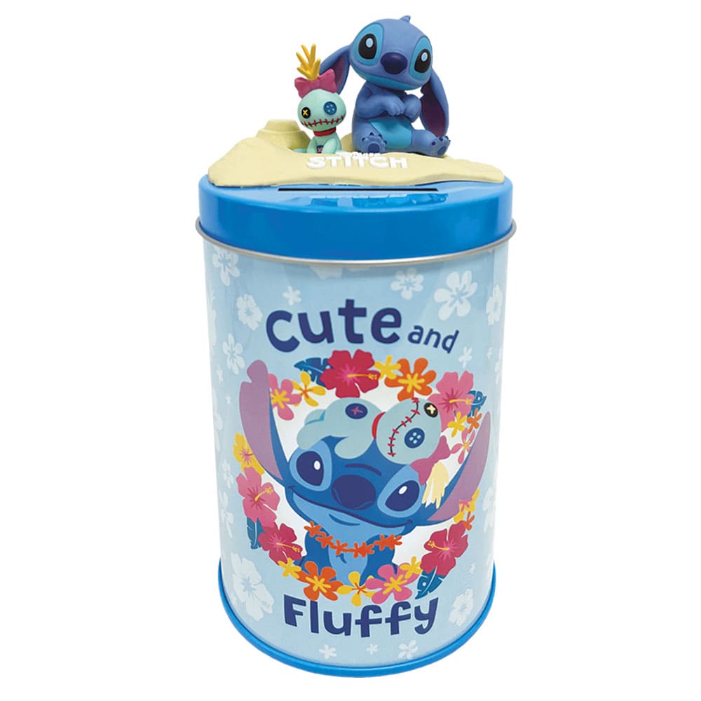 リロ＆スティッチ　マスコット貯金箱