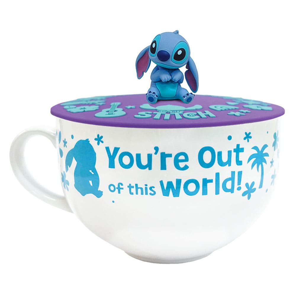 リロ＆スティッチ　蓋つきマグカップ