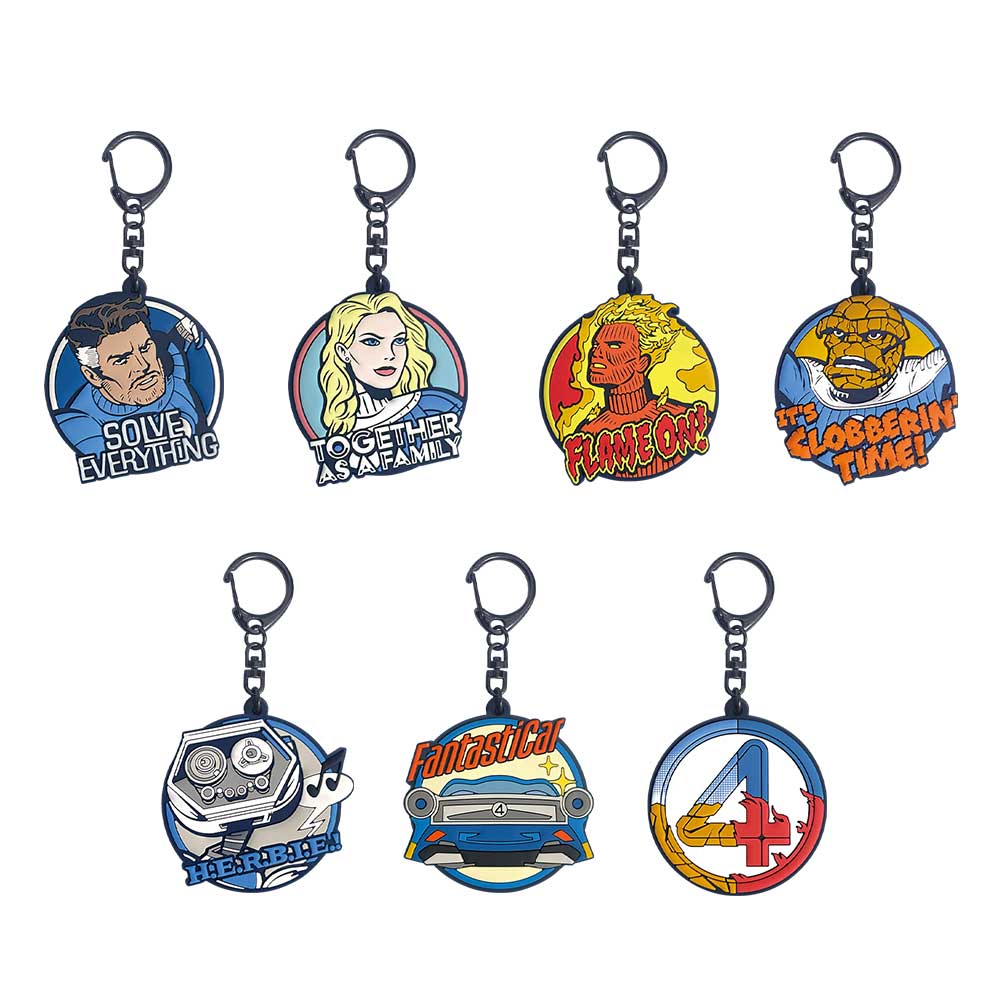 ファンタスティック４：ファースト・ステップ　ラバーキーホルダーコレクション（全7種）