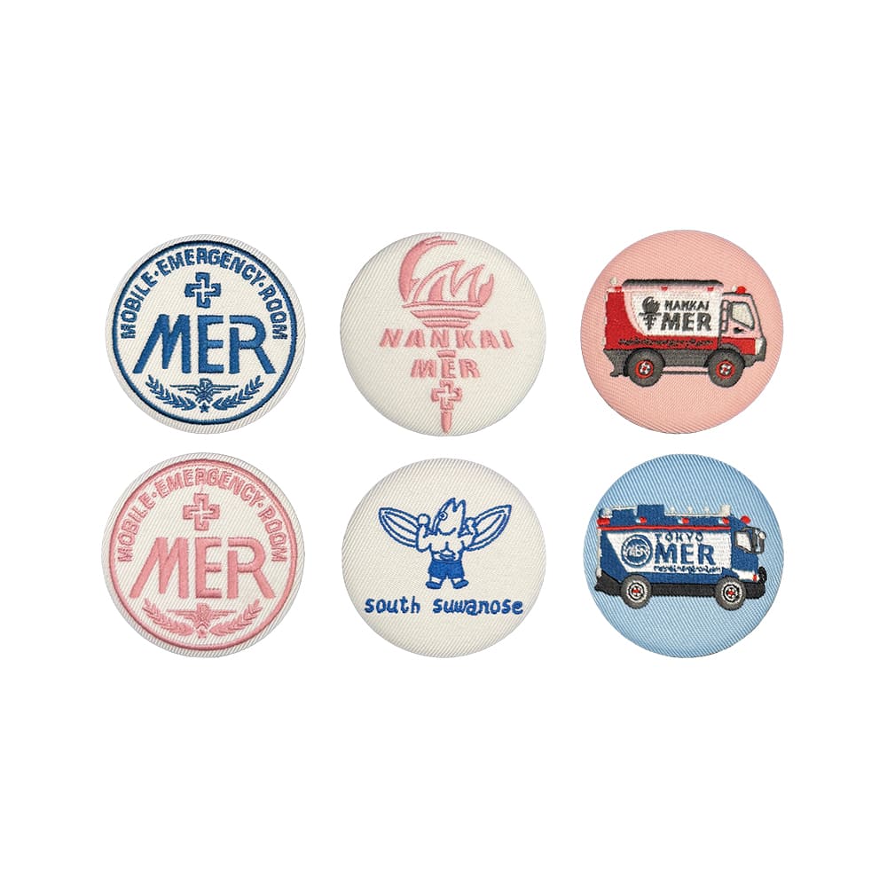 TOKYO MER～走る緊急救命室～南海ミッション　トレーディング刺繍缶バッジ（全6種）
