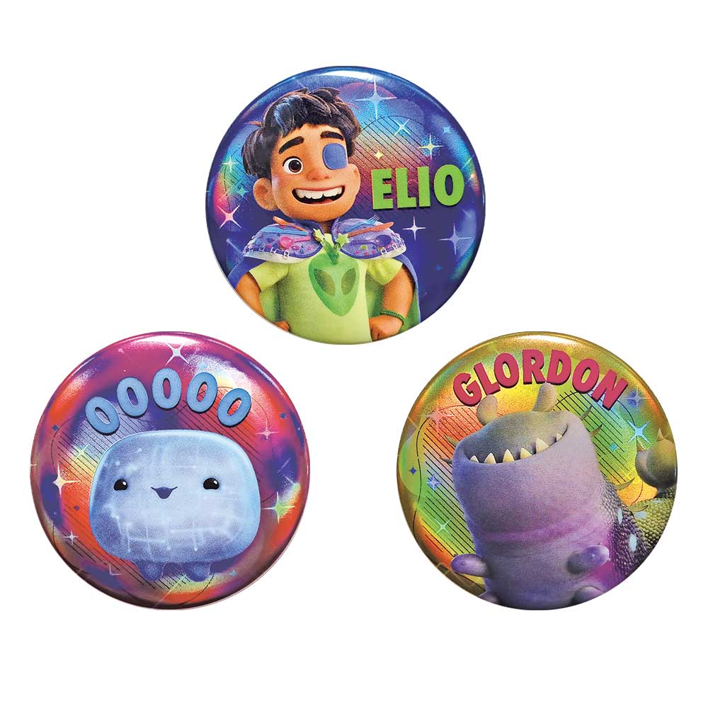 星つなぎのエリオ　メタリック缶バッジセット