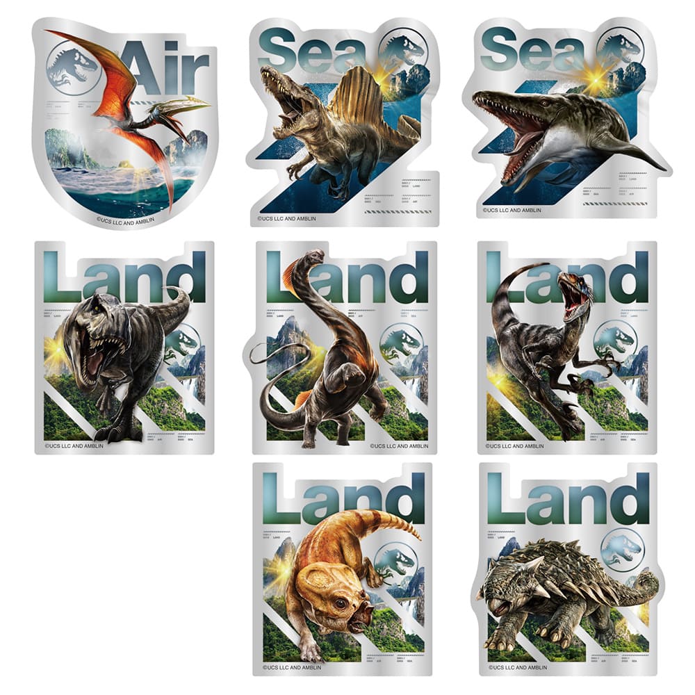 ジュラシック・ワールド／復活の大地　メタリックステッカーセット