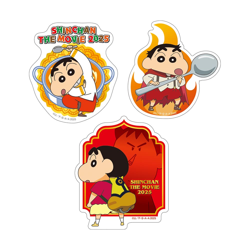 クレヨンしんちゃん 超華麗！灼熱のカスカベダンサーズ　ダイカットステッカーセット