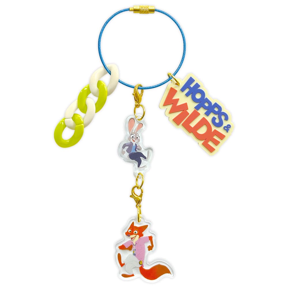 ズートピア２　ワイヤーキーホルダー
