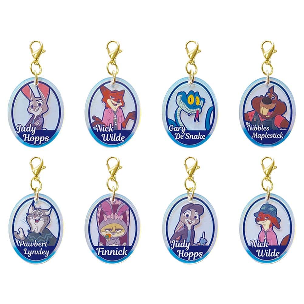 ズートピア２　チャームコレクションＡ（全8種）