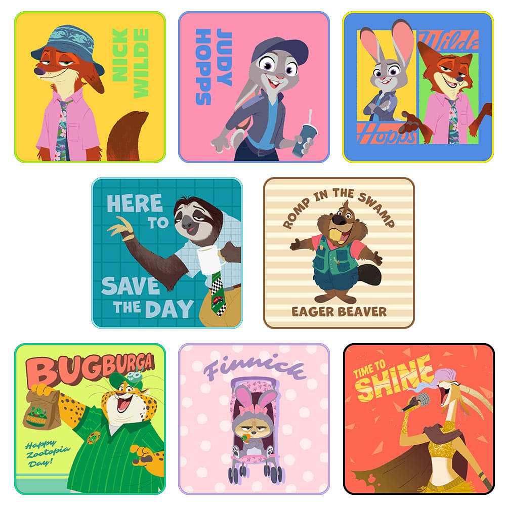 ズートピア２　ミニタオル（全8種）