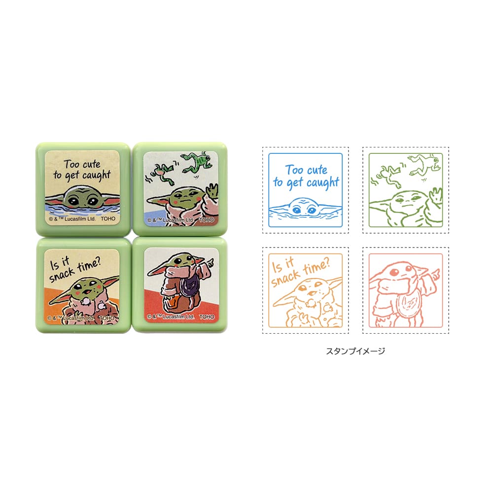 スター・ウォーズ／マンダロリアンアンドグローグー　スタンプセット