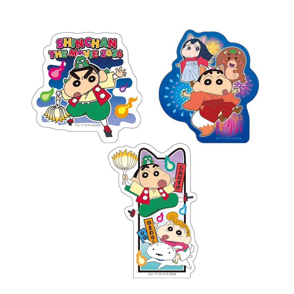 クレヨンしんちゃん 奇々怪々！オラの妖怪バケ～ション　ダイカットステッカーセット