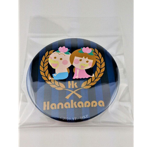 はなかっぱ　HK缶バッチ（ネイビー）