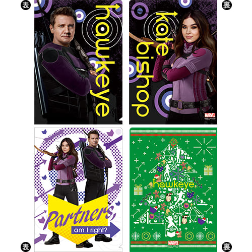 マーベル（共通商品３）　ミニクリアファイル（ホークアイ）