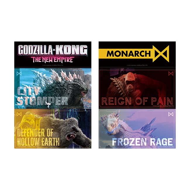 ゴジラ×コング　新たなる帝国　メタリックステッカー