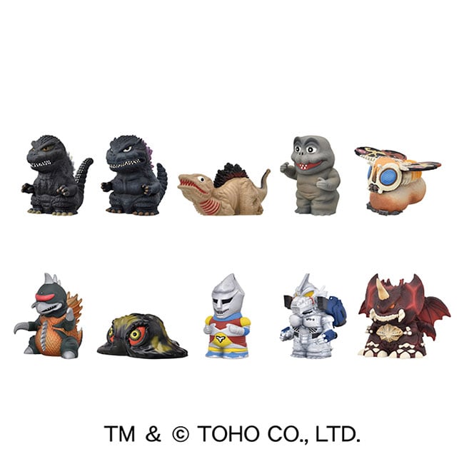ゴジラ ソフビパペットマスコット2＜単品ランダム＞