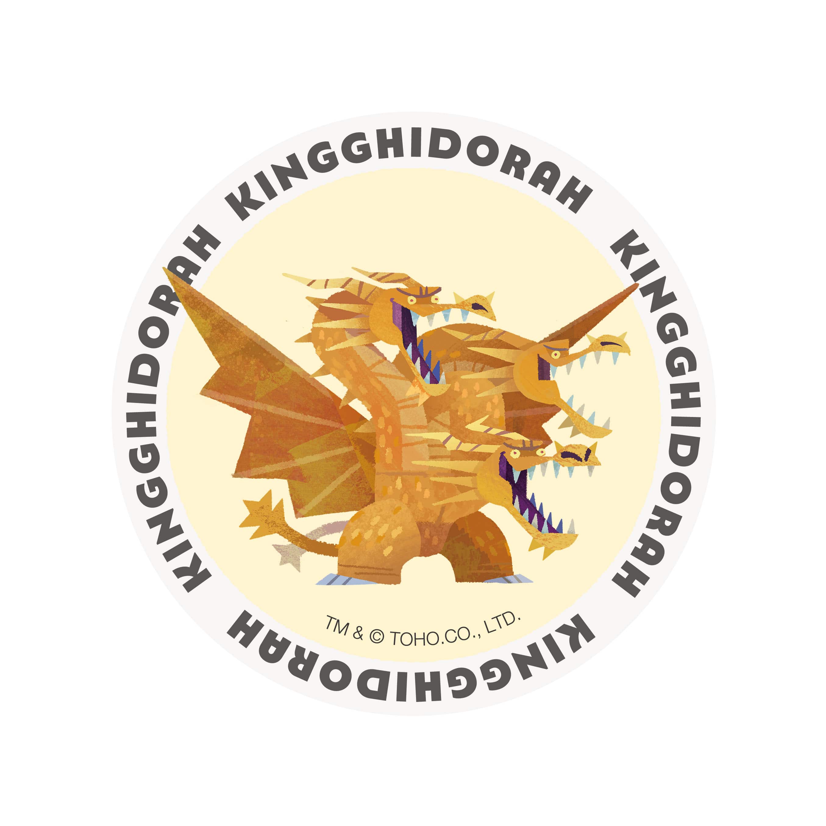GODZILLA COLLECTION 2021 ステッカー　KING GHIDORAH