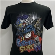 ゴジラ・ストアTV Tシャツ ブラック　サイズS