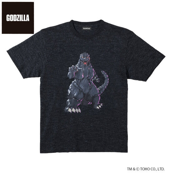 ゴジラVSスペースゴジラ　デフォルメアートTシャツ　ゴジラ柄